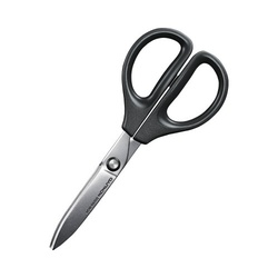 ハサミ　サクサ　グルーレス刃　ブラック