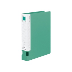 チューブファイルＶツインオール樹脂Ａ４縦　２穴緑