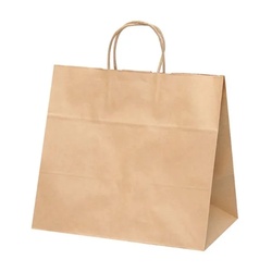 紙手提袋 自動手提袋 HV75 未晒 無地 パックタケヤマ