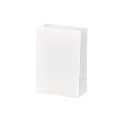 【廃番商品】HEIKO NF(ノンフッ素)耐油角底袋 11-6 白無地 100枚/袋