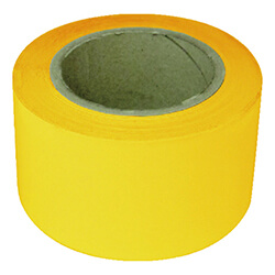 【廃番商品】ラインテープ70mm×20m　黄　【新富士 業務用超強力ラインテープ 黄（幅７０ＭＭ×長さ２０Ｍ）】