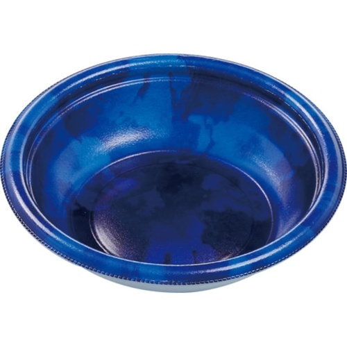 惣菜容器 MFPデリプレ丸16 本体 カフェブルー エフピコ