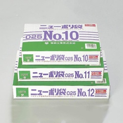 福助工業 ローデンポリ袋 ニューポリ規格袋0.025 No.13