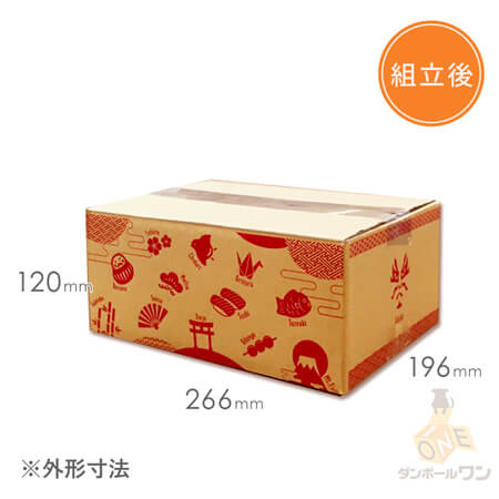 宅配60サイズ】デザインBOX（和柄） | ダンボール・梱包資材 通販No.1