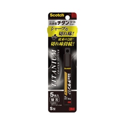 スコッチ　チタンコートカッター替刃Ｓ　５枚Ｘ１０