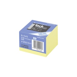 タックメモお徳用　７５×７５　黄