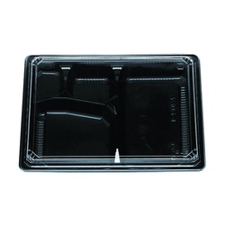 弁当容器 松花堂 202-1 黒セット エフピコチューパ