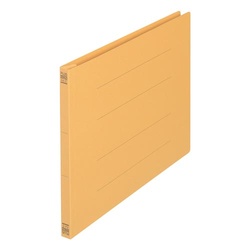 フラットファイル　Ａ４横　イエロー　３冊×３