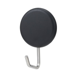 強力マグネットツールフック（丸）２個入り　ブラック