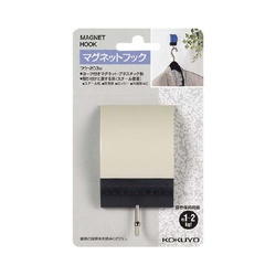 マグネットフック　耐荷重１ｋｇから２ｋｇ　薄灰Ｘ５