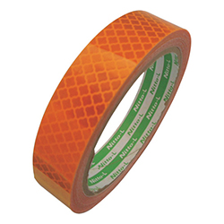 【廃番商品】日東エルマテ 高輝度プリズム反射テープ 20mm×5ｍ イエロー HTP20Y