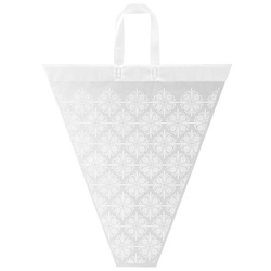 ポリ手提げ クラシックフロストバケツ型バッグ-X(20枚) ヘッズ