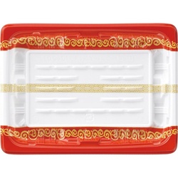 惣菜容器 FTプレイン18-13(20) 唐草紋 エフピコ