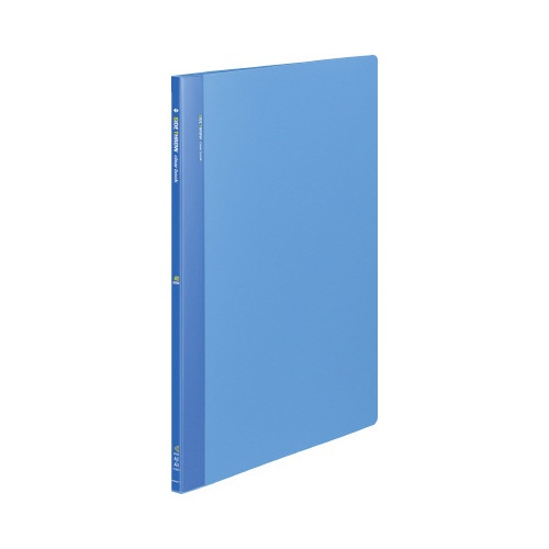 クリヤーブック固定式・横入　Ａ３縦　４０Ｐ　青Ｘ３