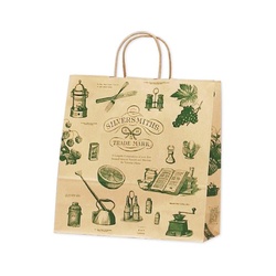 持ち帰り用紙袋 50-5209 手提げ袋 シルバースミス 320×110×320 50P ササガワ