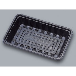 福助工業 弁当容器 LC-507 黒 本体