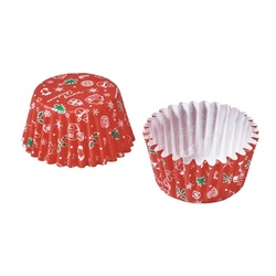 天満紙器 ケーキカップ XP790 ペットカップ(スイートレッド)