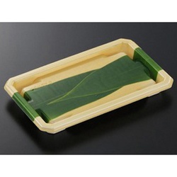 中央化学 寿司容器 CF にぎり L 8 笹緒GN 本体