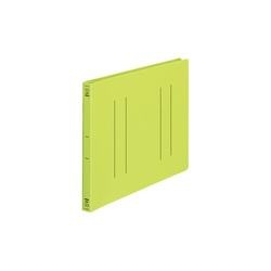 フラットファイル＜ＰＰ＞　Ａ４横　黄緑　１冊