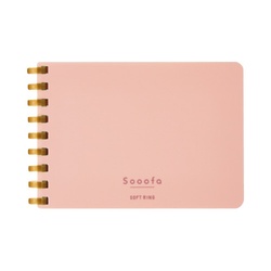 ソフトリングノート＜スーファ＞　４ｍｍ方眼罫　Ａ７