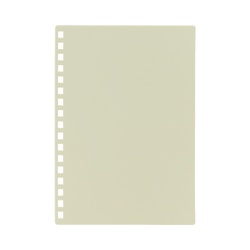 カスタマイズオープンリングノート表紙　オフホワイト