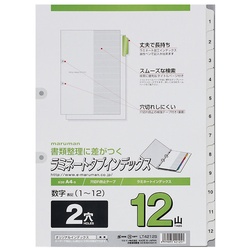 インデックスラミネート加工Ａ４２穴１−１２×１０