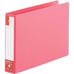 ペットファイル　Ａ５横　背幅３５ｍｍ　赤