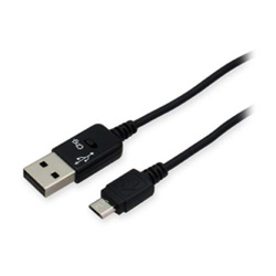 ＵＳＢ（Ａ−マイクロＢ）０．９ｍ　切替スイッチ　黒