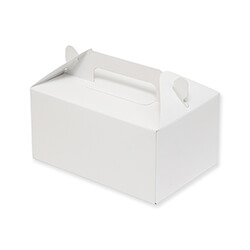 SWAN 箱 手提ケーキ箱 中 4〜5個用 25枚/袋