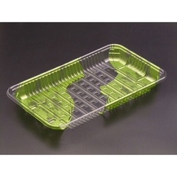リスパック 透明トレー バイオPET AC-25-15T はやて緑