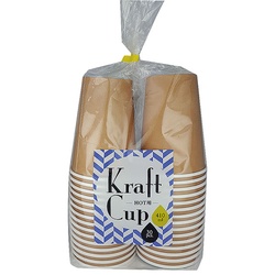 紙コップ クラフトカップ410ml 30個入 アートナップ