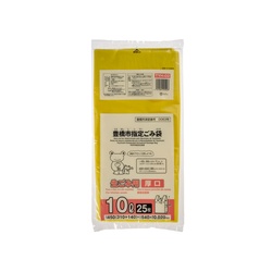 市町村ゴミ袋 豊橋市 生ごみ用 10L 25P 手付 ジャパックス