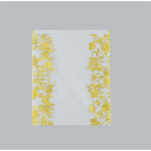 製菓向け袋 カマス GM(マットタイプ) No.3 花柄金 バラ 福助工業