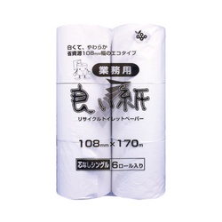 良い紙業務用シングル１０８ｍｍ１７０ｍ　６巻入