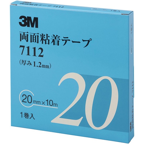 ３Ｍ　両面粘着テープ　７１１２　２０ｍｍＸ１０ｍ