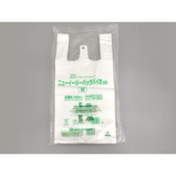 バイオマスレジ袋 ニューイージーバッグバイオ25 M 半透明 福助工業