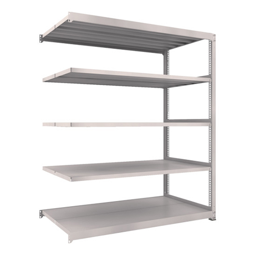 ＴＲＵＳＣＯ スチールラック Ｍ3型中量棚 1800×1121×2100mm 5段 連結 ネオグレー M376125B