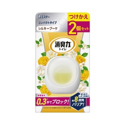 消臭力コンパクトトイレ用つけかえ２個　Ｓブーケ×３
