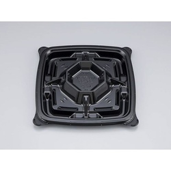 シーピー化成 オードブル容器 NU盛ブル23-23 黒本体