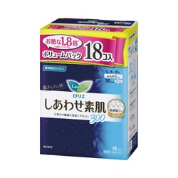 ロリエしあわせ素肌ＢＰ多い夜３０センチ羽つき　１箱