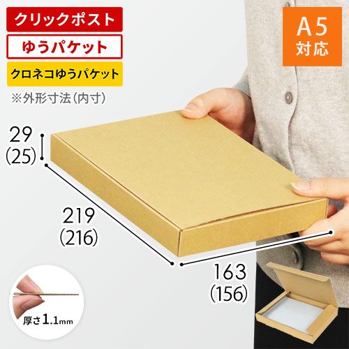 【クロネコゆうパケット・クリックポスト・ゆうパケット】厚さ3cm・N式ケース(しっかりタイプ)