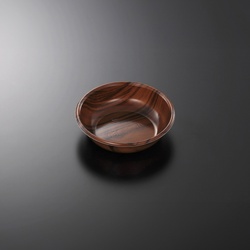 惣菜容器 CF ボウル 160 木理DBR両 身1 中央化学