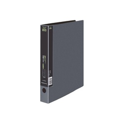 名刺ホルダー差替式　Ａ４縦　２穴　８００名　濃灰