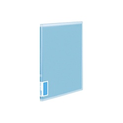クリヤーブック＜コロレー＞固定式Ａ４ポケット　青