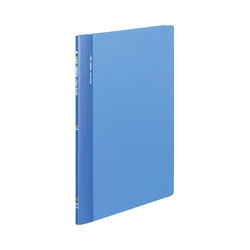 クリヤーブック固定式・横入　Ａ４縦　２０Ｐ　青