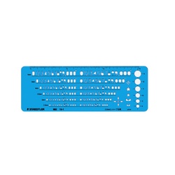 テンプレート　数字定規