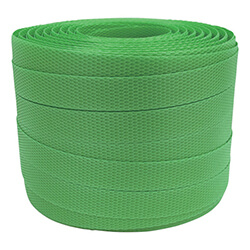 PPバンド15.5mm×100m　緑　【ユタカメイク 梱包用品 ＰＰバンド １５．５ｍｍ×１００ｍ グリーン】