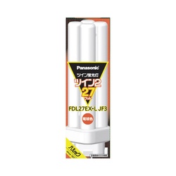 蛍光灯コンパクト　ＦＤＬランプ２７形　電球色１０本