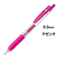サラサクリップ　０．３ｍｍ　マゼンタ　５本
