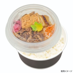 どんぶり容器 RK-142-650 Dブラウン エフピコチューパ